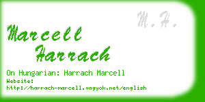 marcell harrach business card